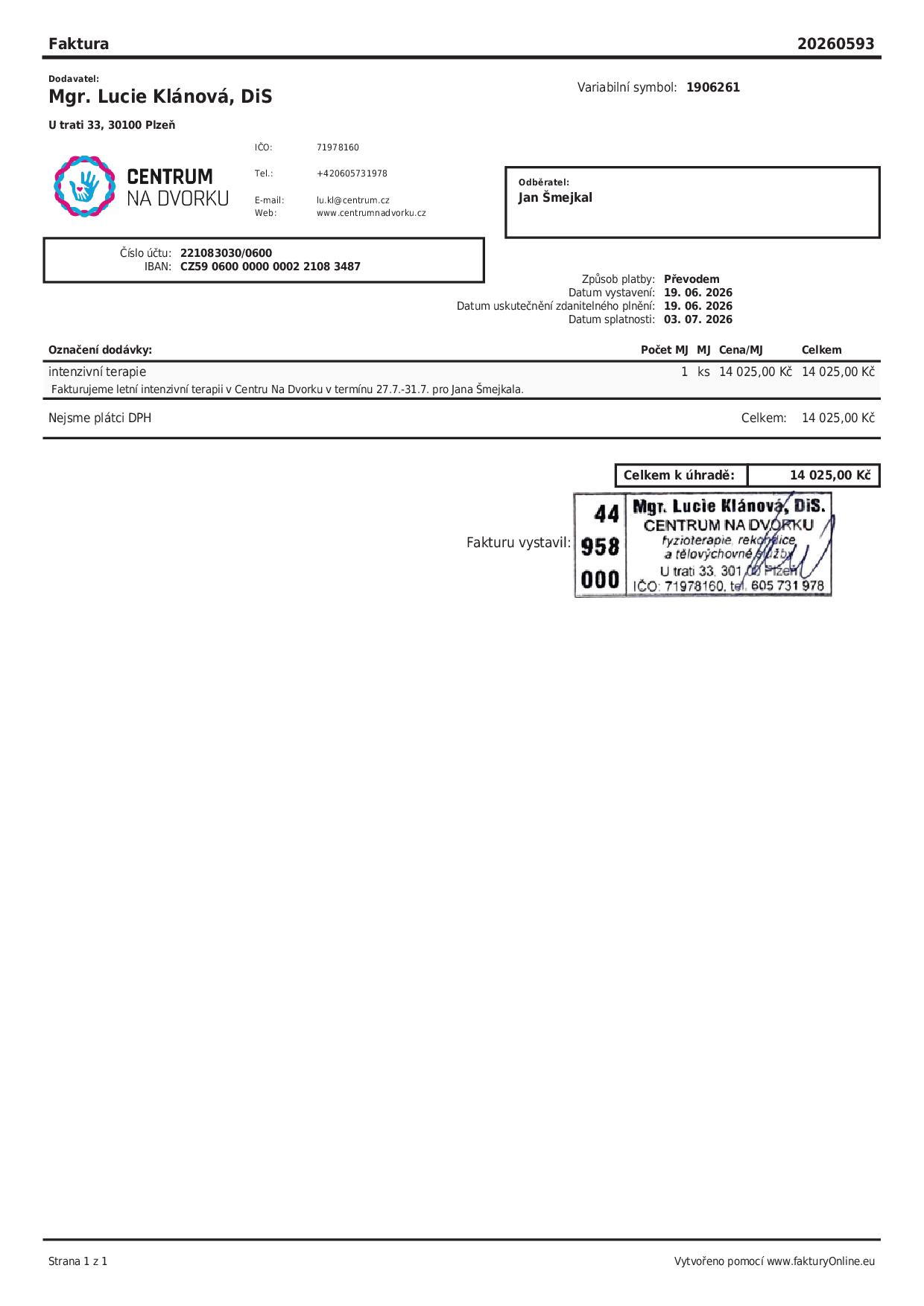 14-2026 Jan Šmejkal FA